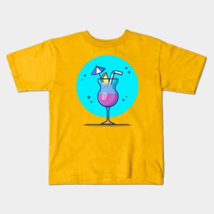 Summer Cocktail Drink Kids T-Shirt